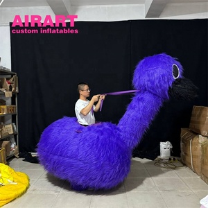 Tùy chỉnh màu Inflatable vịt sang trọng trang phục cho chương trình hoạt động, diễu hành Inflatable đà điểu Bird phù hợp với con rối - Product Image 6