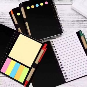 Bloc de Notas Pequeño de Papel Kraft con Bolígrafo y Notas Adhesivas, Regalos Promocionales Personalizados - Product Image 5