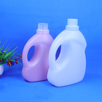 Prix usine vide 2L 3L grande bouteille de liquide de lavage en plastique détergent à lessive bouteille d'assouplissant