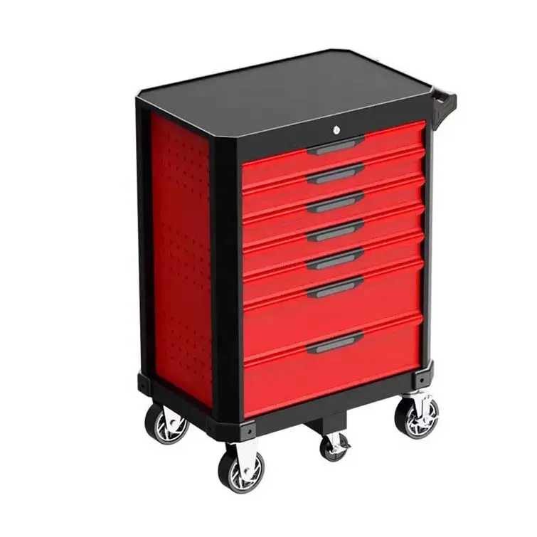 Nhà để xe công cụ kim loại tùy chỉnh nhiều Thông số kỹ thuật tùy chỉnh ngăn kéo TOP hộp công cụ hộp công cụ hội thảo tủ