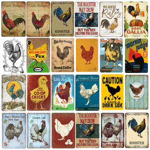 Piring logam Retro dekorasi segar pertanian bunga herbal biji taman dapur antik tanda logam timah untuk hadiah ibu - Product Image 2