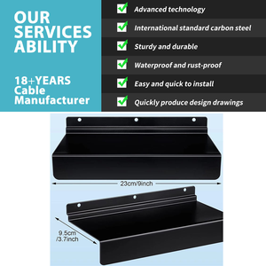 حذاء حائط معدني متين محمول وصديقا للتحمل والصديقات ، ألواح إكسسوارات latwall للبيع بالتجزئة - Product Image 4