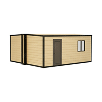Casa Prefabricada Plegable de Lujo, Casa Modular Prefabricada, Casas Prefabricadas de 4 Dormitorios, Casa Prefabricada de Acero Ligero de Lujo