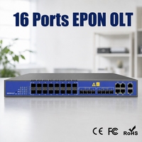 Equipo de Fibra Óptica de Alta Calidad Vsol V-sol V1600D16 FTTH OLT 1U 16 Puertos PON EPON OLT