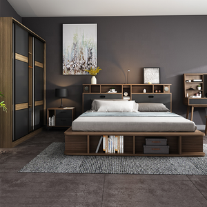 Ensembles <span class=keywords><strong>de</strong></span> chambre à coucher King Size, Meubles <span class=keywords><strong>de</strong></span> chambre à coucher avec armoire, Ensemble <span class=keywords><strong>de</strong></span> meubles <span class=keywords><strong>de</strong></span> chambre à coucher - Product Image 3