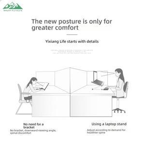 เวยอนโต๊ะวางแล็ปท็อปแบบพับได้ ปรับความสูงได้ ทำจากอลูมิเนียมอัลลอยด์ พกพาสะดวก ใช้ได้ทั้งที่บ้านและที่ทำงาน โต๊ะทำงาน โต๊ะอ่านหนังสือ - Product Image 4