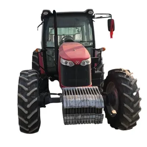 Tractor usado Massey Ferguson tractor agricultura 4x4 130 hp tractor de granja con cargador frontal
