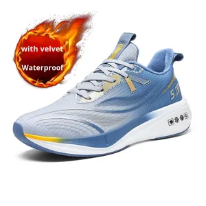 <span class=keywords><strong>Scarpe</strong></span> da Corsa Invernali Foderate in Pile <span class=keywords><strong>Calde</strong></span> in Fibra Superfine Durevoli con Suola Morbida Leggere Antiscivolo Impermeabili per <span class=keywords><strong>Uomo</strong></span> - Product Image 6