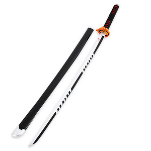 En gros Anime Design démon tueur Agatsuma Zenitsu <span class=keywords><strong>Tomioka</strong></span> <span class=keywords><strong>Giyuu</strong></span> Cosplay accessoires bambou épée 104 cm bambou artisanat modèle - Product Image 5