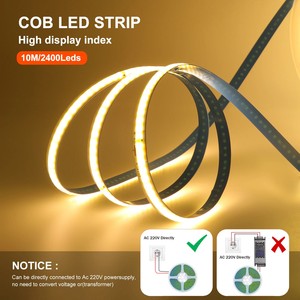 <span class=keywords><strong>Tira</strong></span> de Luz <span class=keywords><strong>LED</strong></span> <span class=keywords><strong>COB</strong></span> sin Controlador, 110V <span class=keywords><strong>220V</strong></span> 3000K 4000K 6500K IP20, Personalizable, Impermeable IP65 IP67 IP68 - Product Image 5