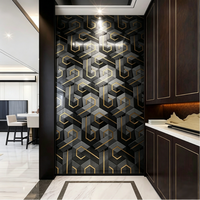 Autocollant mural en mousse IXPE de haute qualité, texture marbre brillant, imperméable, anti-moisissure, film décoratif pour espaces commerciaux