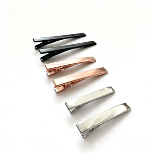 Bán Buôn Durable DIY Kim Loại Tóc Phụ Kiện Phẳng Mỏ Vịt Và Alligator Răng <span class=keywords><strong>Clip</strong></span> Cho Salon Sử Dụng Nhiều Kích Cỡ - Product Image 1