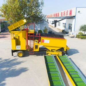 משאבת מנוע ניידת לציוד חפירה לזהב, רכזת גלגלים אוטומטית בעלת תפוקה גבוהה, הכוללת תיבת הילוכים עמידה עם מנוע חזק. - Product Image 1