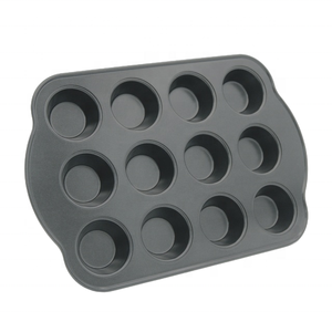 <b>Muffin</b> Pan for Baking 12 Cup Nonstick Rectangle Cupcake Pan Set of 2 <b>Muffin</b> <b>Tin</b> Dishwasher Safe - Product Image 2