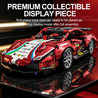 Precio al por Mayor P55012 Juego de Bloques de Construcción de Coche a Control Remoto de 482 Piezas, Escala 1:18, Juguete Educativo DIY para Niños, Plástico
