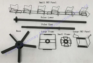Giantmay 28 túi xoay kim loại sàn giá bưu thiếp đứng Quà Tặng Thiệp chúc mừng hiển thị <span class=keywords><strong>CD</strong></span> dây giá - Product Image 4