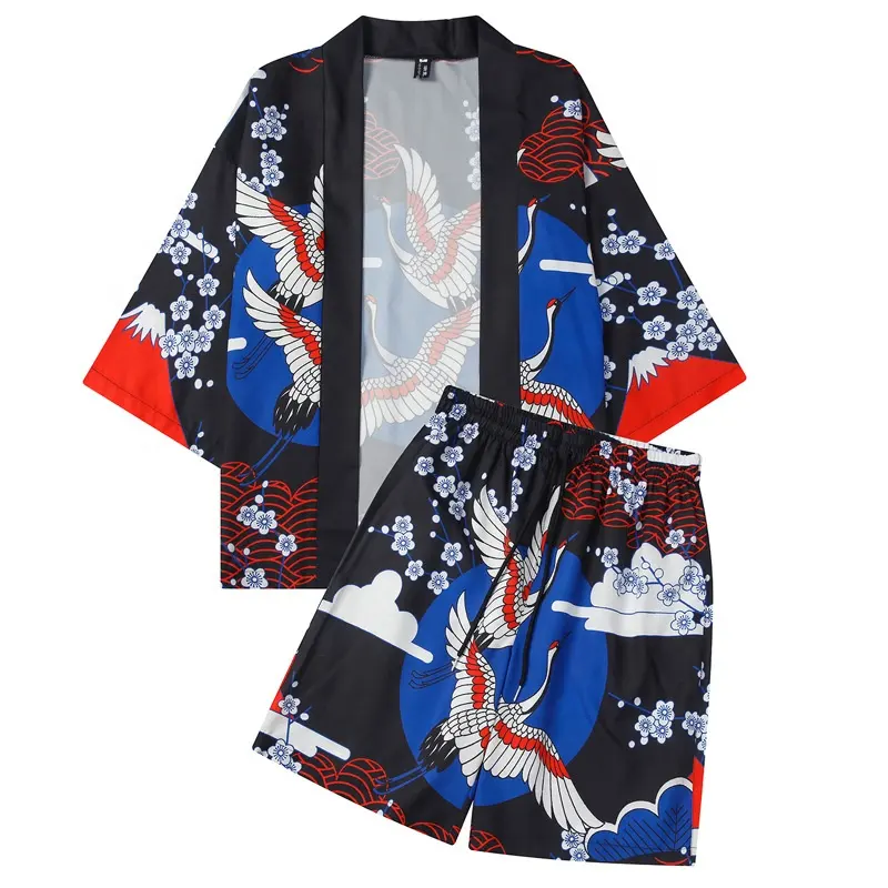 Customized wholesale happi coats traditional costumes cardigan man kimono japan