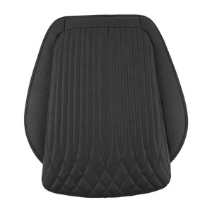 Coussin de siège de voiture en cuir matelassé respirant et rafraîchissant pour toutes les saisons, amovible, lavable, design compact pour la taille, usage général arrière - Product Image 6