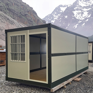 Venta de fábrica Casa de acero modular plegable para vivir o usar como casas de contenedores de panel sándwich de <span class=keywords><strong>hotel</strong></span>/apartamento - Product Image 1