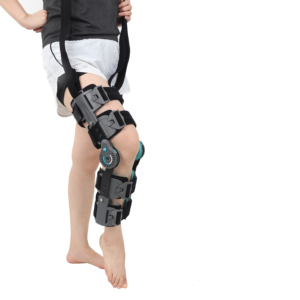 Attelle tactique réglable de fixation de l'articulation du genou protecteur d'os de genou de ménisque de rotule pour les fractures externes de jambe de genou de membre inférieur - Product Image 3