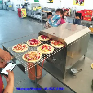 Roti Pita Naan Rotimatic Cupcake-Gas Alam Chapati Rotary India Roti Pizza Oven UNTUK RESTORAN