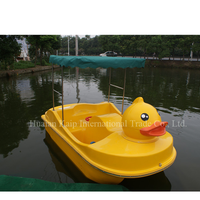 Bateau de plaisance aquatique en fibre de verre Kaip pour 2 personnes, canard jaune, vitesse de 6 à 8 km/h, pour enfants, lacs et rivières