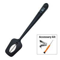 Silicone Chocolate Spatula With Digital Drink Thermometer Temperature Instrument Controller for Candy Jam Cuisines