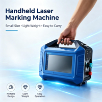 Graveur laser à fibre intelligent portable CS Tec Mini 20W/30W/50W pour métal, aluminium et plastique |   Prend en charge les formats DXF, PLT, AI