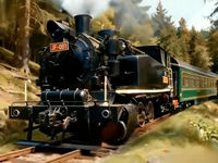 Locomotive à vapeur de type Pufen personnalisée, train vintage pour les passionnés de chemin de fer et les expositions muséales