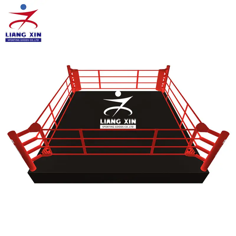 Factory Wholesale High Quality Martial Arts Fighting Training Equipment Custom Logo Boxing Ring Floor Octagon Mma Cage