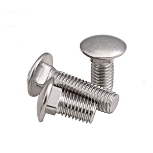 <b>M4</b> to M12 Square Neck <b>Bolts</b> 304 Stainless Steel Plain DIN Standard Manufacturer Supply - Product Image 1