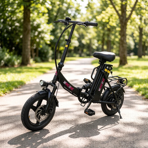 Vélo électrique pliable 36V 350W avec pneus de 14 pouces et freins à disque mécaniques - Vente flash - Product Image 6