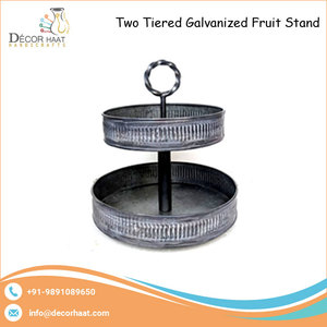 Soporte de pastel de Metal galvanizado hecho a mano de 2 niveles de diseñador, la mejor calidad para pasteles y postres, precio único al por mayor, herramientas para pasteles - Product Image 6