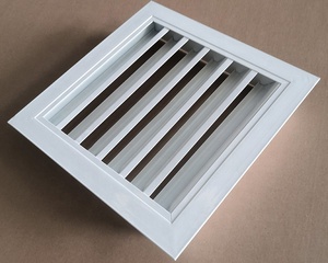 Hợp kim nhôm tùy chỉnh cửa chớp chống mưa tường bên ngoài thông gió ngoài trời điều hòa không khí che một lớp cửa gió - Product Image 4