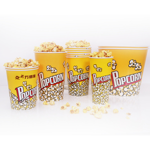 Cubos de Papel para <span class=keywords><strong>Palomitas</strong></span> de Maíz con Logotipo Personalizado, Vasos de Papel para Alimentos - Product Image 3