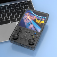 Console de jeu sans fil pour deux joueurs R36 Plus, écran couleur de 4,0 pouces, fonction sans fil, batterie polymère détachable de 64 Go, 128 Go