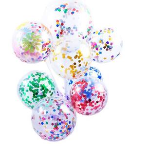 Globos de Látex con Confeti Dorado al por Mayor, Globos Transparentes con Purpurina para Helio, Decoraciones para Bodas, Baby Showers y Fiestas de Cumpleaños - Product Image 5