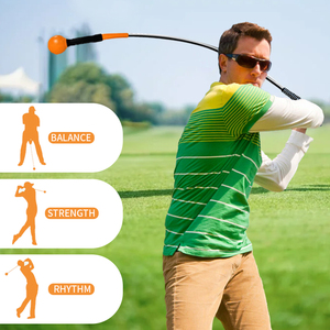 Nuevo diseño Swing Training Aid Stick Golf Swing Trainer Práctica de golf Calentamiento para fuerza Flexibilidad y entrenamiento de <span class=keywords><strong>tempo</strong></span> - Product Image 6
