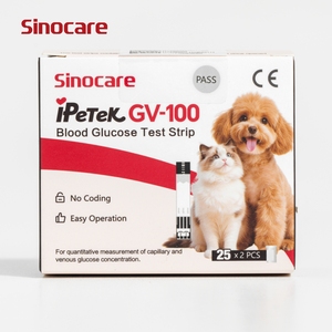 Medidor de Glucosa en Sangre para Mascotas <span class=keywords><strong>Sinocare</strong></span> GV-100, Monitor Veterinario de Glucosa en Sangre, Sistema de Monitoreo de Glucosa en Sangre para Perros y Gatos - Product Image 2