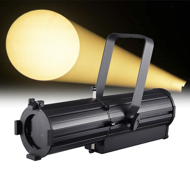 High CRI Dmx Mini 100W Cold Warm White Led K9 Cob Zoom Imaging LEKO Profile Spot Studio Light for Church Show