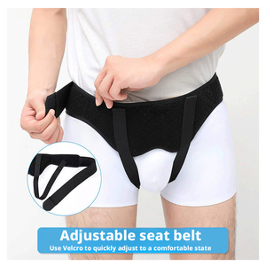 Faja Ortopédica para <span class=keywords><strong>Hernia</strong></span> Masculina, Ajustable, de Neopreno, con Almohadillas de Compresión <span class=keywords><strong>Inguinal</strong></span>, Logotipo Personalizado de Fábrica, Color Personalizable - Product Image 4