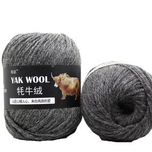 Fil à tricoter pour vêtements de bébé, haute résistance, toucher doux, mélange acrylique teint, pelote fantaisie, pour tricot à la main et au crochet, laine de yak - Product Image 1