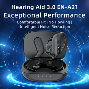 מכשירי שמיעה נטענות ברט רעש נייד קל משקל מבטל אוזן כפולה לובש מגברים שמיעה עם הפחתת רעש - Product Image 6