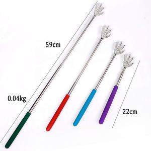 Acier inoxydable Télescopique Portable Soulager Démangeaisons Extensible Masseur Métal Ours Aigle Griffe Dos Grattoir - Product Image 3