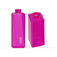 Botella Transparente PETG Cuadrada Vacía Choebe de 333 ml con Bomba, Envase Cosmético para Acondicionador y Crema Hidratante Corporal de Marca Privada