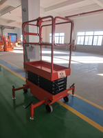 SAGA FIRST Sinofirst Mini Halb-Elektrische Hydraulische Kleine Scherenhebebühne mit CE