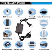 Adaptateur secteur AC/DC 5V 2A 10W pour caméra CCTV, routeur, bande LED, haut-parleur Bluetooth, tablette, humidificateur, machine à histoires