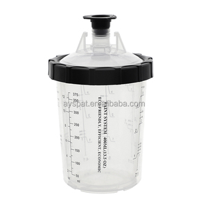 Pistola de Pintura HVLP de 400 ml, Pistola de Pulverización de Pintura para Automóviles, Recipiente para Repintado de Automóviles - Product Image 1