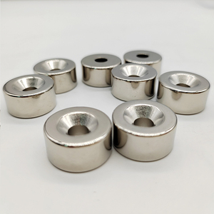 N52永久强力小圆盘圆钕磁铁沉头螺丝孔强力磁铁 - Product Image 3