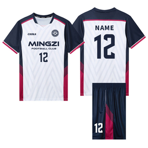 Uniformes de Fútbol, Conjuntos de Ropa Deportiva para Hombre, Uniforme de Fútbol para Equipo, Jersey de Fútbol de Malla Sublimada con Diseño Personalizado - Product Image 6